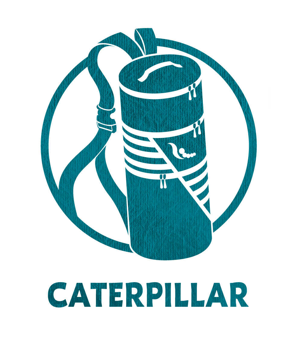 Caterpillar backpacks - Creyones