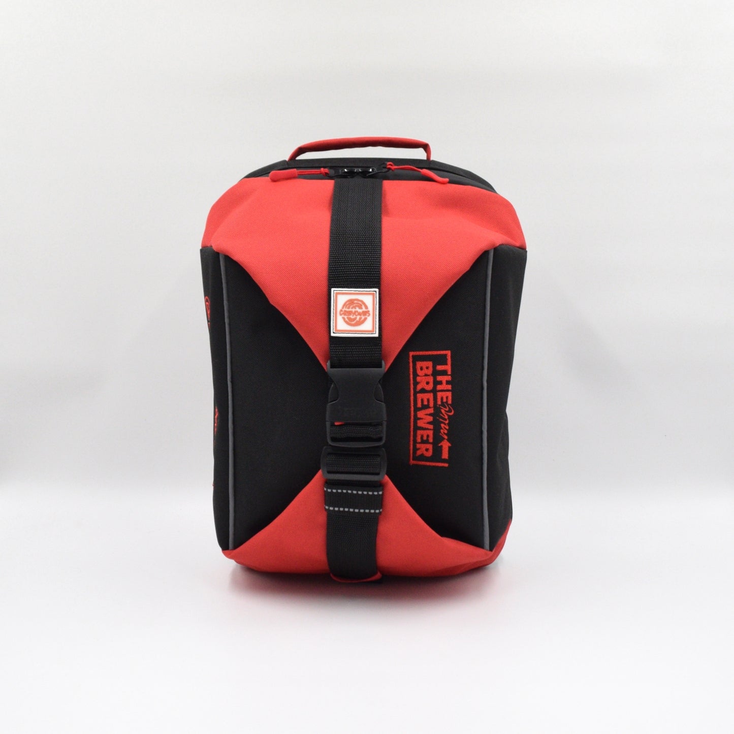 The Brewer mini Mid-Size Backpack - Red Dusk