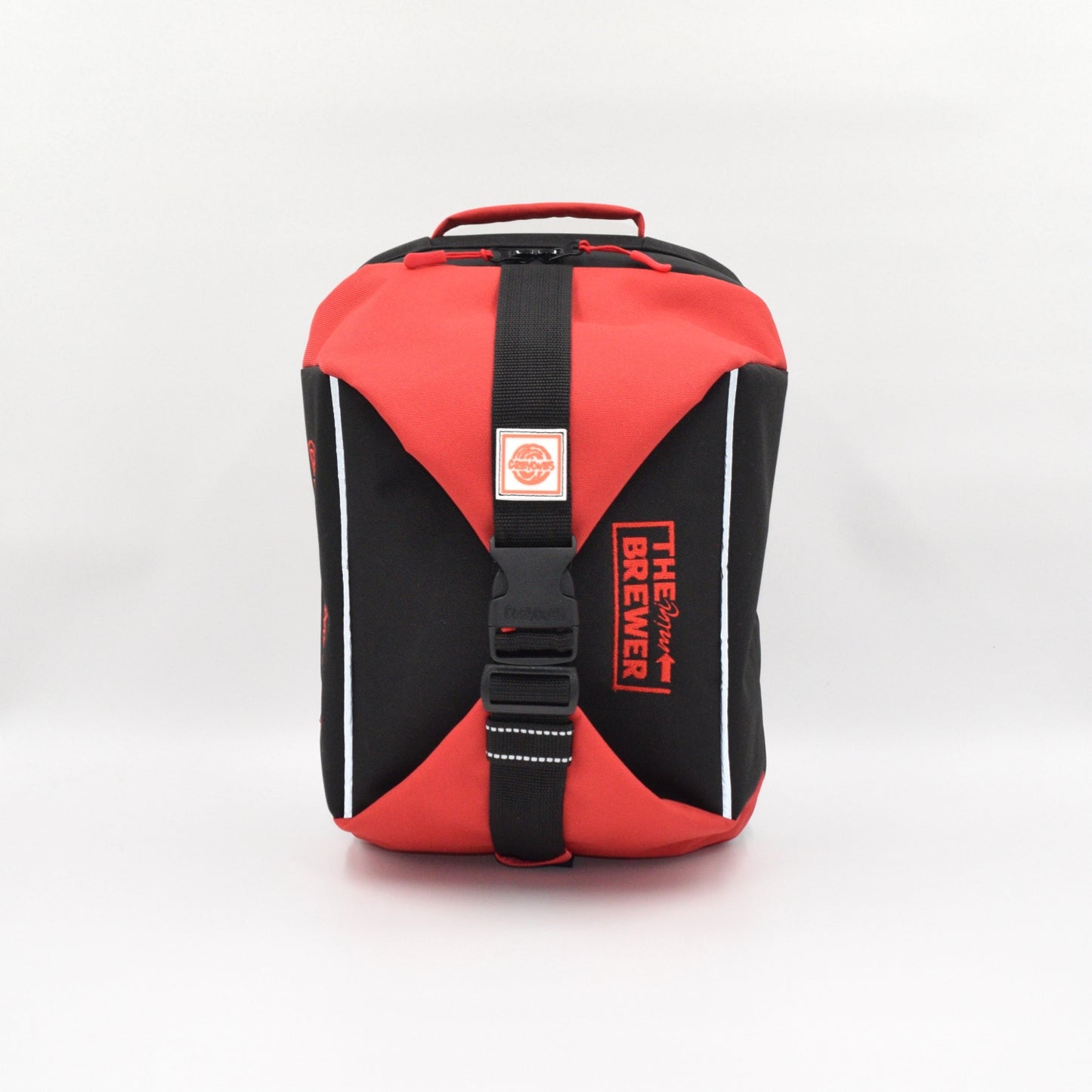 The Brewer mini Mid-Size Backpack - Red Dusk