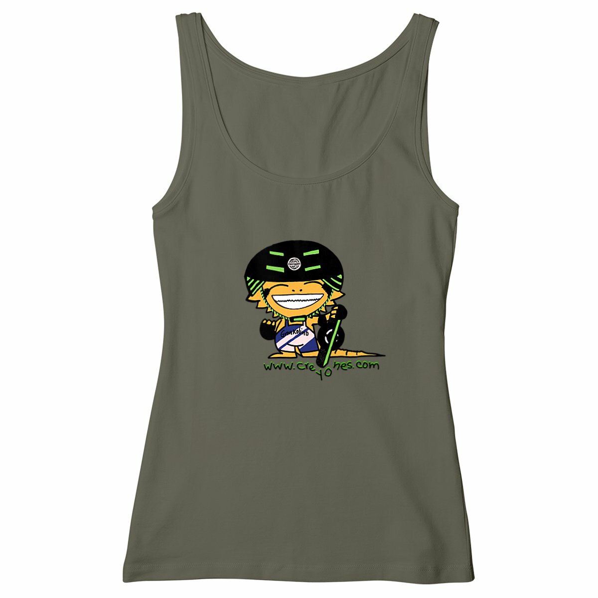 Women's slim fit Tank Top - cat