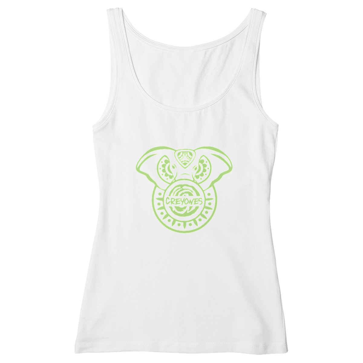 Women's slim fit Tank Top - elephant